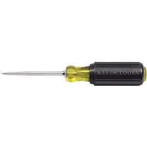 Klein Tools 650 Scratch Awl with 3-1/2-Inch Shank and Cushion Grip, Made in USA