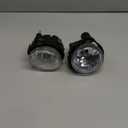 Pair Front Fog Lights Assembly Compatible with Impreza WRX STI 2008-2010 Forester 2009-2013 Clear Lens Fog Lamps Driver and Passenger Side 84501SC030 84501SC020