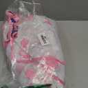 Women's Bo Peep Costume with Pink Bonnet Hat Polka Dot Dress Halloween Cosplay Outfit for Adult (X-Large)