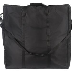 Klmnop Foam Floor Tiles Bag for Carrying Interlocking EVA Foam Mats, Portable Storage & Transport Case for Trade Show Exercise Play Areas, 24x24x12 Inches(Black)