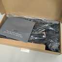 MEETION Ergonomic Keyboard and Mouse, Wireless Keyboard with Vertical Mouse, Split Curved Keyboard with Wrist Rest, Natural Typing USB Receiver Rechargeable Full Size, Windows/Mac/PC/Laptop, Large (Black)