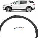 ALMULOO Front Left Fender Flares Compatible with 2015-2017 Land Rover Discovery Sport With Sensor Hole Replacement for LR058527 LR058528, Wheel Arch Covers, Plastic PP Driver Side