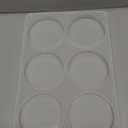 RESINWORLD 6-Cavity Deep Round Coaster Molds, 4 Inches Coaster Silicone Molds for Epoxy Resin, Coaster Resin Molds for Flower Bouquet Preservation