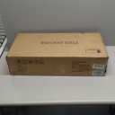 RUSTOWN Rattan Bathroom Wall Cabinet, Boho Medicine Cabinet with 2 Arched Doors, Farmhouse Over the Toilet Storage Cabinets with Adjustable Shelves & Towel Bar, 3-Tier Wall Mounted Cabinets (Natural Oak)