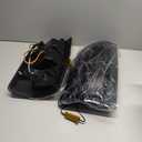 Fits 2009-2018 Dodge Ram 1500 2500 3500 Black LED Tail Lights Brake Lamps NON-LED Model Rear Brake Lamp Pair