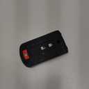 2pcs Compatible with Mitsubishi Eclipse Cross Lancer Mirage Montero Outlander Montero Sport Outlander Sport Smart 3 Buttons Key Fob Cover Case Key Chain Protector Holder