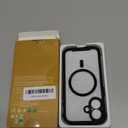 Miracase for iPhone 16 Case 6.1'', Full-Body Bumper Phone case with Built-in Full Glass Screen &Camera Control,No Gap,Compatible with MagSafe,Drop Proof 16 Cover,Black (Magnetic Classic Black)