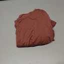 Bearsland Womens Long Sleeve Maternity Dresses Patchwork Pregnancy Dress with Pocket (X-Large, Coppery Brown)