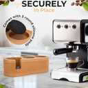 SIRCLES Espresso Tamping Station 58mm - Premium 3-in-1 Espresso Tamper Station, Distributer and Portafilter Holder - Espresso Organizer Station