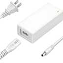 24V Power Cord for Cricut Maker 4 & 3 Cutting Machine TS-A066-2402751 CXPL303 2008334 CXPL303A CXPL303B Maker 3 Replacement Charger 24 Volt 2.75A AC DC Adapter Power Supply Mains PSU (White)