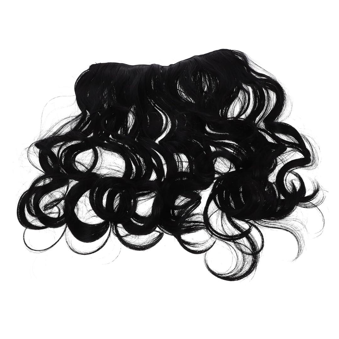 Clip in Hair Extensions for Women Wavy Curly Hairpiece Real Human Hair Invisible Lightweight Design for Effortless Hairstyle Transformation