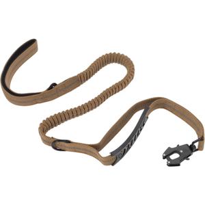 Reflective Shock-Absorbing Dog Leash with Padded Handles, Heavy Duty for Medium to Large Dogs, Khaki