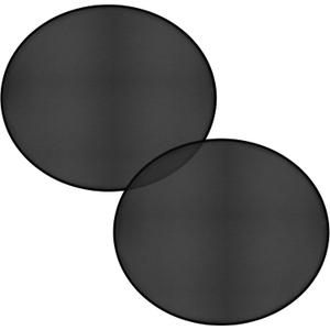 EcoNour Semi-Transparent Static Cling Window Shade for Car Sun Visor | 2Pack Mesh - Circle Glare Patch | Glare Protection for Windshield & Driving Safety | Sun Glare Protection Accessories