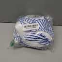 Yonique Women Strapless One Piece Swimsuit Tummy Control Bandeau Bathing Suit Cheeky Swimwear Blue Striped M