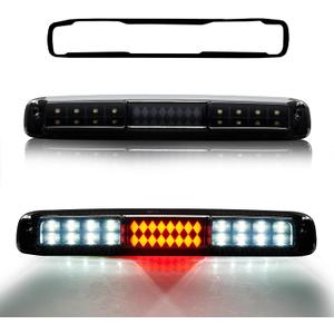 Third 3rd Brake Light for 1999-2006 Chevy Silverado/GMC Sierra 1500 2500 3500 HD, Sequential LED High Mount Stop Cargo Light for 2007 Silverado/Sierra Classic, Rear Center Cab Tail Lamp