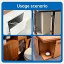 Lateral Opening Door Hinge Set 180° Parallel Opening Cabinet Wardrobe Door Sliding Load-Bearing 15.4lb Heavy Duty Hinge