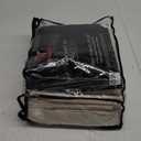 Tribeca Living 1000 Thread Count Egyptian Cotton Sheets King Size, Luxurious and Ultra Soft Sateen Weave, 22" Extra Deep Pocket 4-Piece Bed Sheet Set, Sand