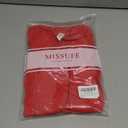 Missufe Women's Sleeveless Spaghetti Strap Ruched Bodycon Sundress Summer Casual Mini Cami Dress (Large, Red)