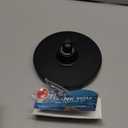 High Pressure Shower Head - Anti-Clogging Silicone Nozzles 2.5 GPM Removable Restrictor - Easy to Clean and Install - Includes Plumbers Tape - 6 inch - (Matte Black 2.5GPM)