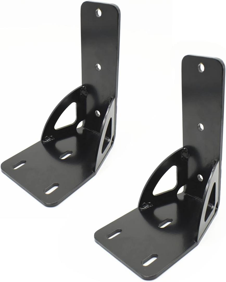 Awning Bracket Replaces 813402 50mm Wide 8mm Pre-drilled Holes Awning Bracket with Gusset - Pair