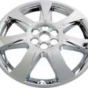 labwork 4 Pieces Chrome Wheel Cover Hub Caps Rim Cover Replacement for SRX 2010 2011 2012, 17 inches or 18 inches