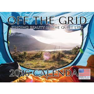 Off The Grid 2026 Calendar With Peaceful Nature Quotes