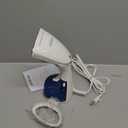 Sunbeam 1200W Power Steam Handheld Steamer for Clothes, Extra Burst of Steam Feature, 30-Second Fast Heat-Up, Bristle Brush Attachment, White and Blue Finish (One Size)