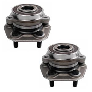 TRQ Front Rear Wheel Hub Bearings Assembly Set Compatible with 2018-2019 Tesla 3 2020 Y