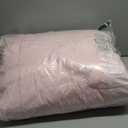 Andency Pink Full Size Comforter Set (79x90Inch), 3 Pieces Soft Lightweight Cute Pinch Pleat Comforter Set for Kids Girls Teens, All Season Western Warm Down Alternative Bed Set for Dorm Bedroom