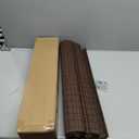 24''W X 72'''H Cordless Bamboo Roman Shades for Interior Windows, Roll Up Bamboo Blinds with Valance, Light Filtering, Easy to Install, Coffee Color