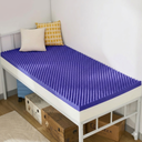 SINWEEK 2 Inch Egg Crate Memory Foam Mattress Topper Twin XL, Twin Extra Long Mattress Pads for College Dorm Single Bed, Pressure Relieve CertiPUR-US Certified,39x80 Inches