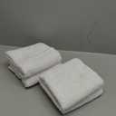American Soft Linen Luxury 4 Piece Bath Towel Set, 600 GSM 100% Cotton Turkish Bath Towels for Bathroom, 27x54 in Extra Large Bathroom Shower Towels, White