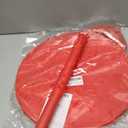 Red Pinata Red Circle Round Blank Pinata with Bat Stick Blindfold Confetti for Kids Birthday Wedding Celebration Baby Shower Carnival Party Supplies,13 x 13 x 3.15 Inches