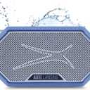 Altec Lansing Portable Bluetooth Speaker HYDRAMINI 2.0, IP67 Waterproof, Portable Speaker, 12h Playtime, Wireless Pairing, USB-C Quick Charge, Magnetic Bluetooth, Voice Assistant Integration, Periwinkle Blue/White