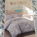 Waverly Hayden 2-Piece Microfiber Percale Comforter Set – Twin Blue/Green