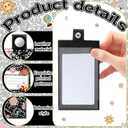 Geyoga 6 Pcs Leather Teacher ID Badges Holder Bulk, Composition