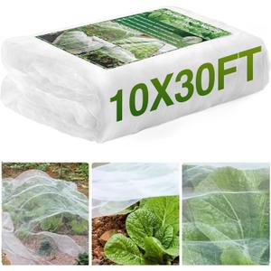 10 X 30FT Garden Mesh Netting Barrier,Plant Fruit Tree Netting for Vegetable Blueberry Bushes Plant Row Cover Screen Protection