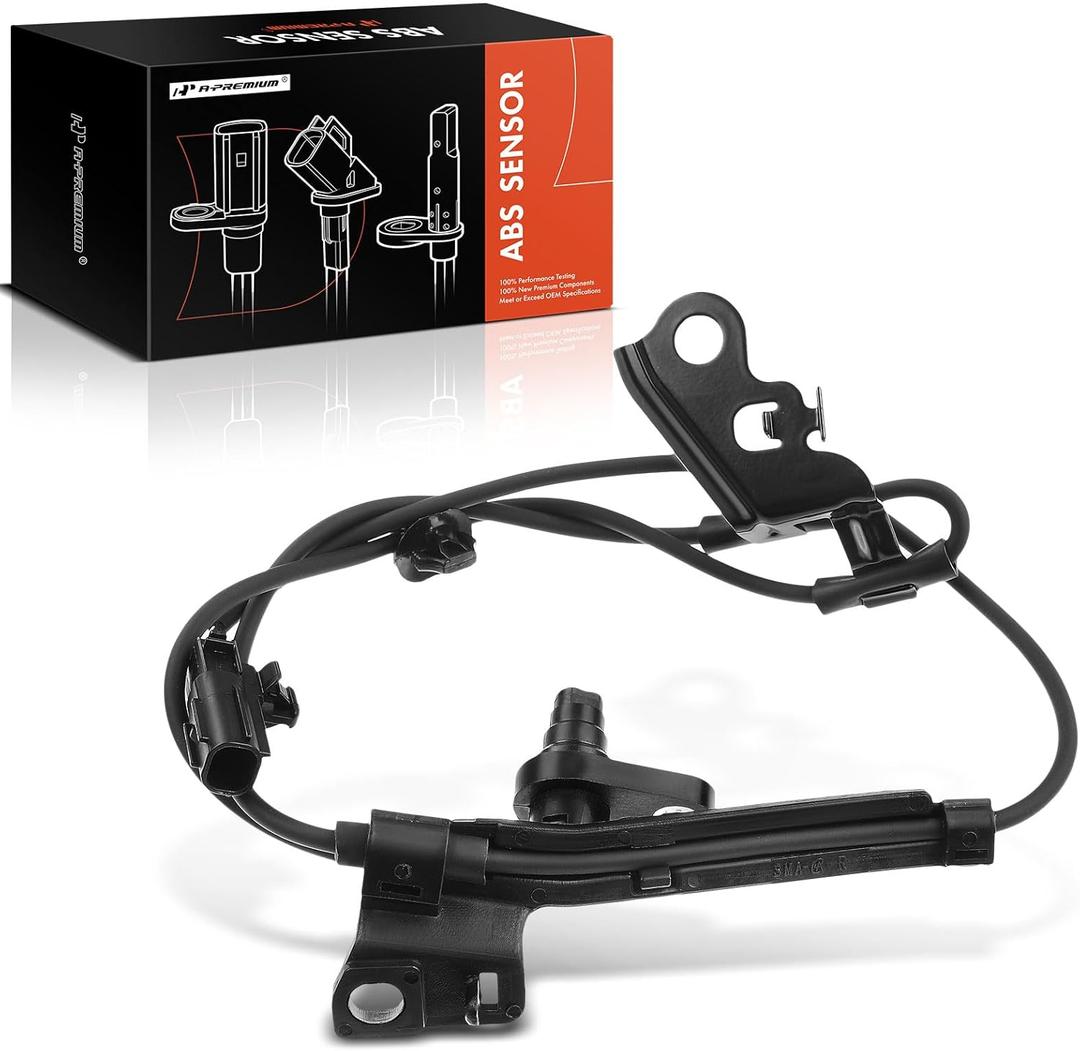 A-Premium Front Right ABS Wheel Speed Sensor Fits for Pontiac Vibe 2009-2010 & Toyota Corolla 2009-2012/2014-2018, Matrix 2009-2012 - Front Passenger Side, Replace# 8954202090, 8954202150