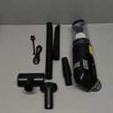 Handheld Vacuum Cordless 1.1 Pounds Car Vac 10000PA Hand Held Vacuums 4-in-1 Hand Vac Cordless Rechargeable HEPA Filter Large Capacity Dust Cup for Car Office Home Pets Hair (Pale Yellow)