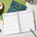 5 x Appointment Book 2026-2027 - Daily Hourly Planner 2026-2027, July 2026 - June 2027, Weekly Appointment Book 26-27, Large Planners Weekly Monthly, 8.5" x 11", Planners with 30-Minute Interval - Green Floral