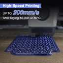 YXPOLYER Nylon 3D Printer Filament Blue PA6 1kg Nylon with Heat-Resistant AMS-Compatible Spool, 3D Printing Filament Easy PA 1.75mm