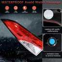 LED Tail Lights Outer Assembly Compatible with 2020-2024 Toyota Corolla Sedan L LE SE, Left Driver Side Rear Light Taillights Replacement # 8156002C10