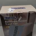 ELPHECO 2 Gallon Sensor Trash Can - IPX5 Waterproof Motion Sensor Trash Can, Automatic Bathroom Trash Bin, Slim Garbage Can for Bathroom, Office, Bedroom, Living Room, Beige