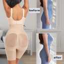 PRETTYWELL Shapewear Tummy Control Shorts for Women Comfort High Waisted Body Shaper Shorts Seamless no Rolling Thigh Slimmer (Beige, M)