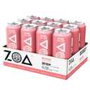 ZOA Zero Sugar Energy Drinks - White Peach | Healthy Energy Formula with Natural Caffeine, Daily Vitamin C, Essential B-Vitamins | Gluten-Free, Keto Friendly | 16 Ounce Cans (Pack Of 12) (EXP 06/04/26)