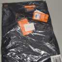 Mens Everyday Straight Leg Pant with 6 Pockets Standard (Black)