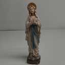 15" H Our Lady of Lourdes Statue - Praying Virgin Mary Statue Outdoor and Indoor, Resin Blessed Mother Figurine on a Stone Pedestal, Collection Religious Statues, Catholic Gifts for Mom, Grandmother