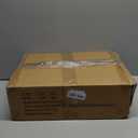 SUOERNUO Shoe Rack Organizer 5 Tier for Closet Entryway Free Standing Metal Storage Shoe Shelf with MDF Top BoardWhite+Oak