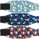 5 Pack Dog Diapers Male Reusable, Premium Belly Bands for Male Dogs, High Absorbing Pee Wraps for Doggie in Incontinence or Excitable Urination Flower XS
