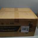 All Terrain Steerable Knee Scooter Crutch AlternativeDeluxe Medical Scooter Double Handbrake,for Adults Injured Ankle & Foot Recovery Scooter in Black